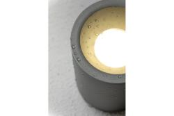Ceiling luminaire housing SENSA AQUA, Ø85x115 mm, IP54, gray