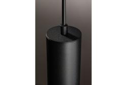Suspended luminaire TRESOS II, 3xGU10, aluminum, IP20, max. 3x20W, black