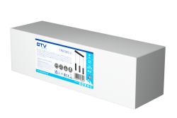 Suspended luminaire TRESOS II, 3xGU10, aluminum, IP20, max. 3x20W, black