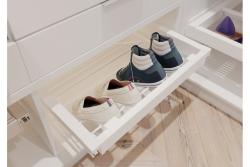 Drawer Elite for shoes 700 mm with soft closing, white