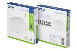 LED svítidlo SATURN BIS, 48 W, 4020 lm, 4000K, AC180-250V, PF>0.9, IP54, Ø475 mm