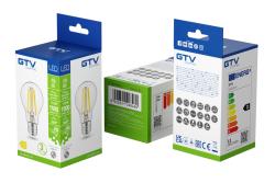 LED Bulb E27, A60, 11 W, 1500 lm, 4000K, AC180-250V, 360°, FILAMENT