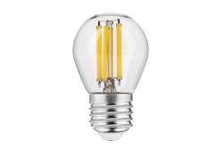 LED Bulb E27, G45, 5.8 W, 640 lm, 2700K, AC220-240V, 360°, FILAMENT
