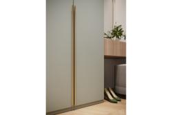 Furniture handle GTV GROOVE, C=3x352 mm, L=1200 mm, Al, brushed gold