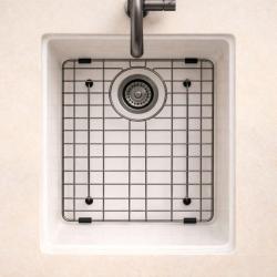 Pure.Sink Prestige bodemrek 34 Gun Metal PPGGD34-61