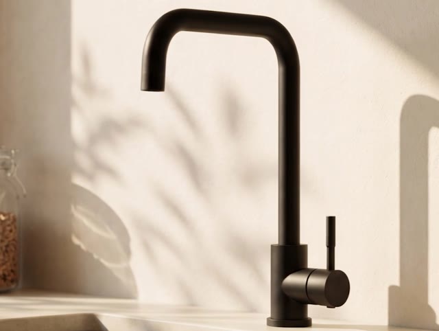Pure.Sink Elite Steel Pure keukenkraan Mat zwart PS8010-10