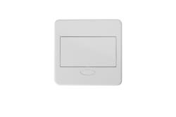 Furniture socket AVARO, 1xSHUKO, USB A+C, cable 1.5 m, white