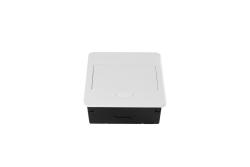 Furniture socket AVARO, 1xSHUKO, USB A+C, cable 1.5 m, white