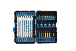 35pcs. Impact Bits set with multimaterial drill bits