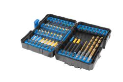 56 pcs. Impact Bits set with metal drill bits