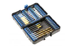 56 pcs. Impact Bits set with metal drill bits