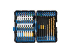 56 pcs. Impact Bits set with metal drill bits