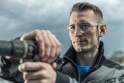 SAUER safety spectacles transparent/blue uni