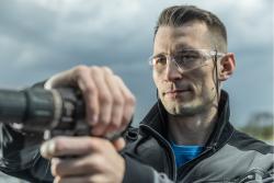 SAUER safety spectacles transparent/blue uni