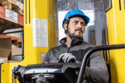 Casque de protection PLONER bleu uni