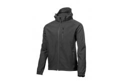 Veste softshell à capuche DITTER, noire, taille 3XL (58)