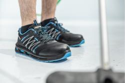 WARNOW safety shoes RIPSTOP S1PL SR FO black/blue 40