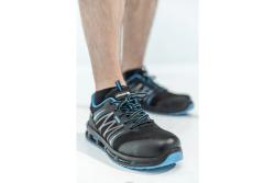 Chaussures de sécurité WARNOW RIPSTOP S1PL SR FO noir/bleu taille 44