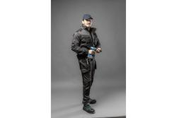 WARNOW safety shoes RIPSTOP S1PL SR FO black/blue 46