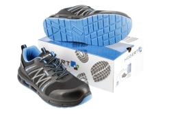 WARNOW safety shoes RIPSTOP S1PL SR FO black/blue 46