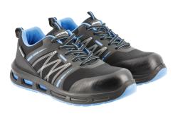 WARNOW safety shoes RIPSTOP S1PL SR FO black/blue 46