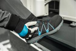 SCHMUTTER safety shoes LACE SYSTEM S1P SRC dark grey/blue 43