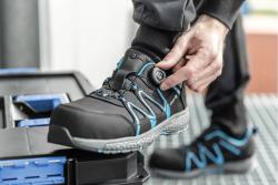 SCHMUTTER safety shoes LACE SYSTEM S1P SRC dark grey/blue 43
