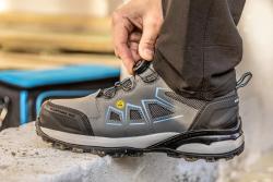 FULDE safety shoes LACE SYSTEM S3S SR FO ESD grey/blue 45
