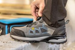 FULDE safety shoes LACE SYSTEM S3S SR FO ESD grey/blue 46