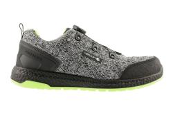 KEMNITZ safety shoes LACE SYSTEM S1PS SR FO gray melange/green 42