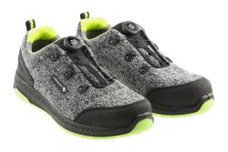 KEMNITZ safety shoes LACE SYSTEM S1PS SR FO gray melange/green 46
