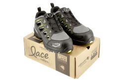 PAGLAU safety sandals LACE SYSTEM S1PS SR FO black/green 43