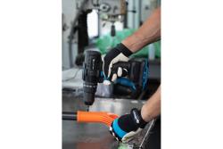 STOR mechanical leather gloves (goatskin) black/blue 10