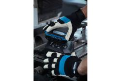 STOR mechanical leather gloves (goatskin) black/blue 10