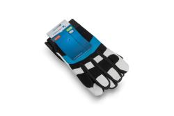 STOR mechanical leather gloves (goatskin) black/blue 9