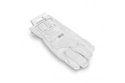 KINZIG Driver leather gloves (goatskin) white 8