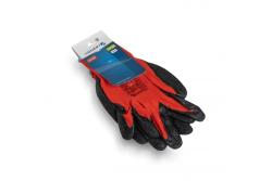 RODER latex coated protective gloves red/black 11