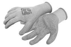 DILL latex-coated protective gloves grey/blue (12 pairs/pack) 11