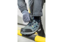 BODE nitrile-coated Microfoam protective gloves grey/black 10