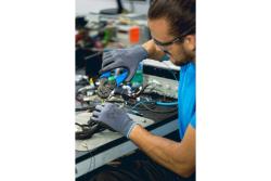 BODE nitrile-coated Microfoam protective gloves grey/black 9