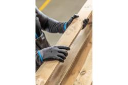 BODE nitrile-coated Microfoam protective gloves grey/black 9