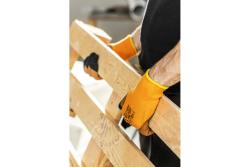 LYCK insulated latex coated gloves orange 9