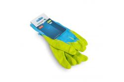 ULLER latex coated gloves blue/green 9