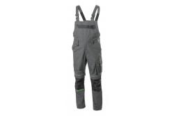 Pantalon-salopette de protection LEMBERG, gris foncé, taille M (50)