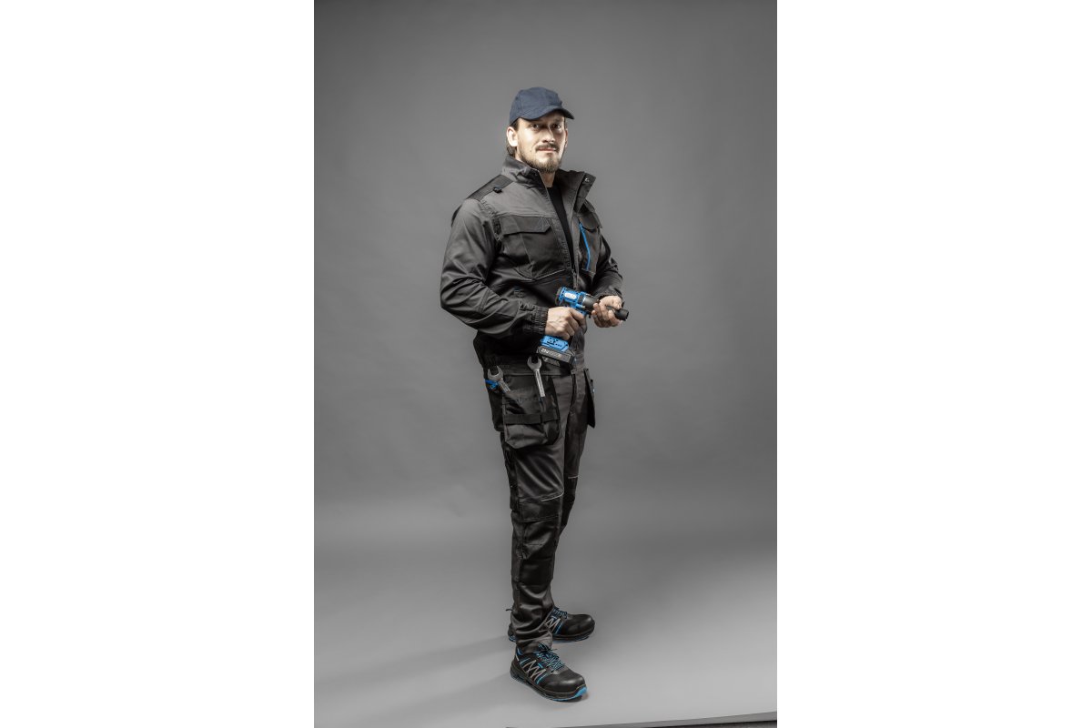 WURNITZ elastic protective trousers dkgrey 2XL (56)