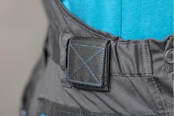 WURNITZ elastic protective bib trausers dark gray L (52)