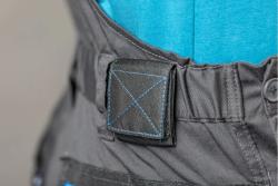 WURNITZ elastic protective bib trausers dark gray L (52)
