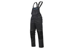 WURNITZ elastic protective bib trausers dark gray M (50)