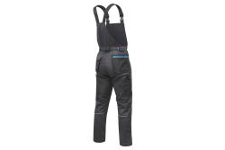 WURNITZ elastic protective bib trausers dark gray M (50)