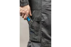 WURNITZ elastic protective bib trausers dark gray S (48)
